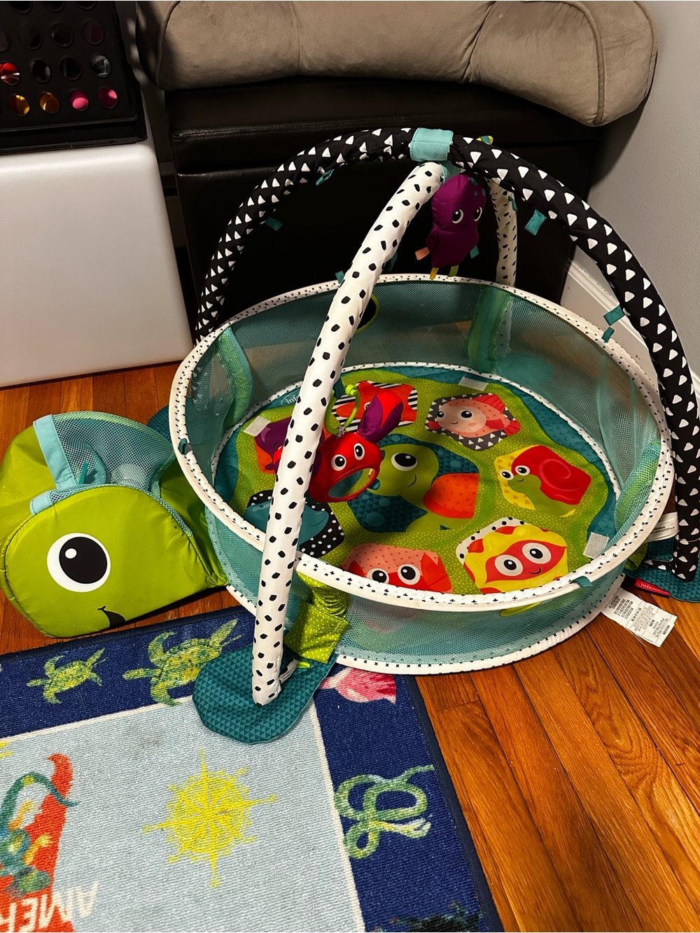 Infantino Teal and Green Sea Creature Play Gym